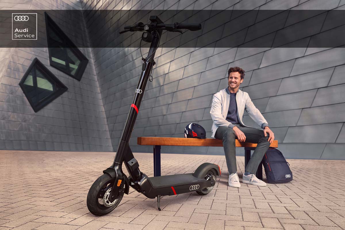 Der Audi electric kick scooter